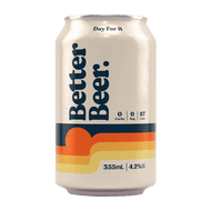 Better Beer Zero Carb Lager 355ml Can