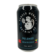 Powder Monkey Bravo Zulu Pilsner 375ml Can