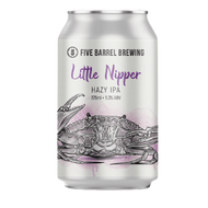 Five Barrel Little Nipper Hazy IPA 375ml Can