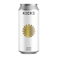 Kicks x Bracket Golden Rice Lager 440ml Can