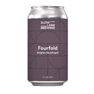 Slow Lane Fourfold Belgian Quadrupel 375ml Can