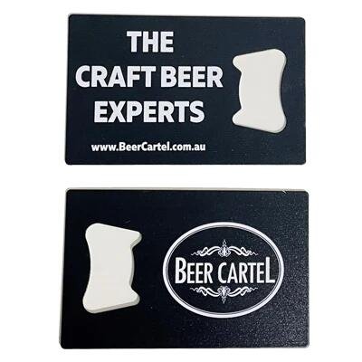 Beer Cartel Credit Card Bottle Opener