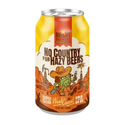 Bright No Country For Hazy Beers WC IPA 355ml Can