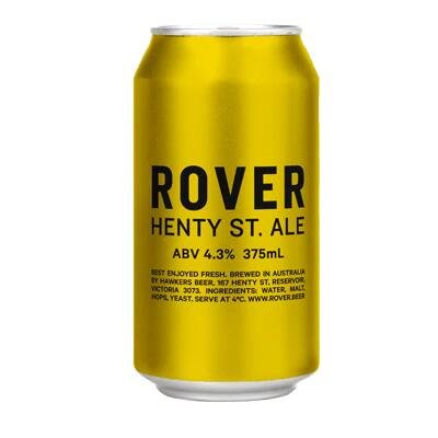 Hawkers Rover Henty Street Ale