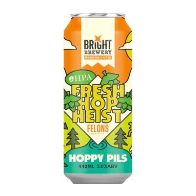 Bright Brewery Fresh Hop Heist Hoppy Pils HPA 440ml Can