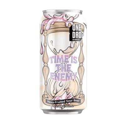 One Drop Time Is The Enemy Hexa Fruited Imperial Sour 440ml Can