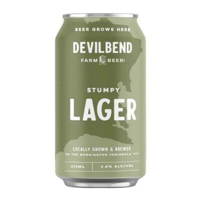Devilbend Stumpy Lager 375ml Can